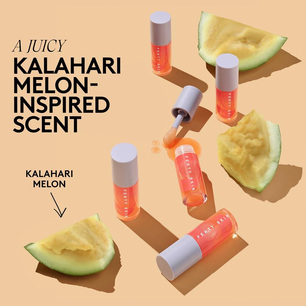 Fenty Skin Fenty Treatz Hydrating + Strengthening Lip Oil – Kalahari Melon | Moisturizing Lip Oil