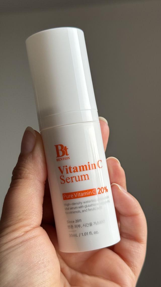 Benton Vitamin C Serum 20% – 30 mL | Pure Vitamin C Brightening Face Serum