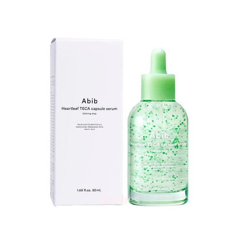 Abib Heartleaf Teca Capsule Serum Calming Drop 1.69 fl oz (50ml) | Soothing Korean Skincare Serum for Sensitive Skin